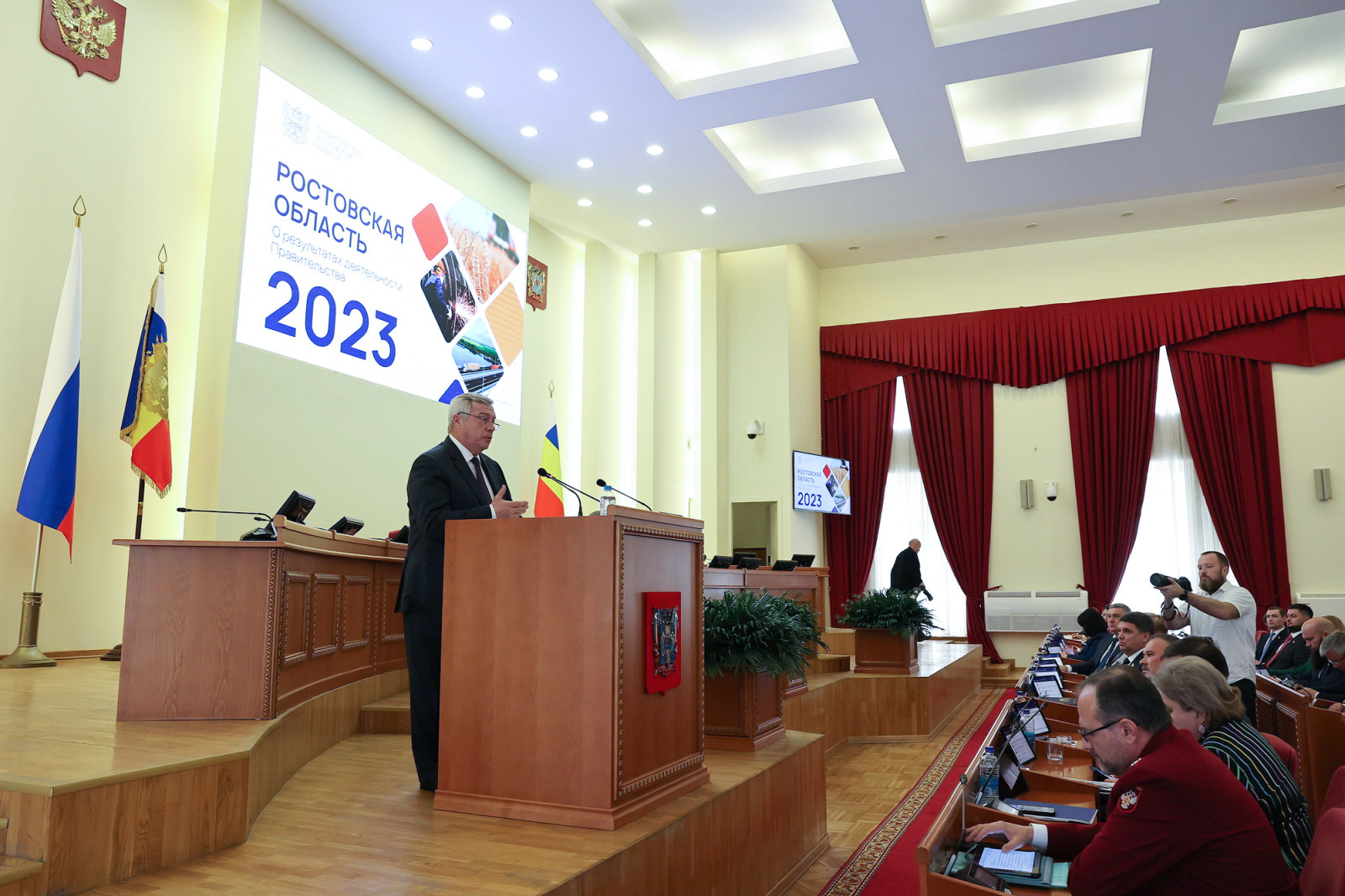 Губернатор Ростовской области отчитался о работе в 2023 году