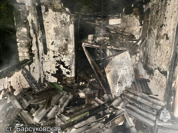Два человека едва не погибли в пожаре на Ставрополье